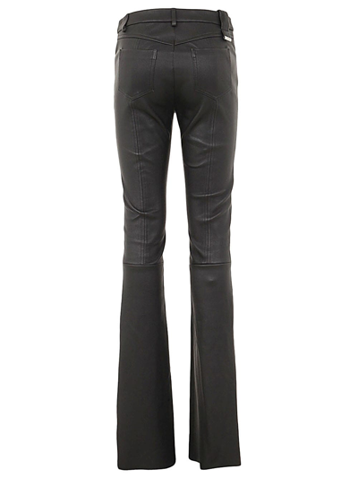 Shop Drome Flared Stretch Pants In Black