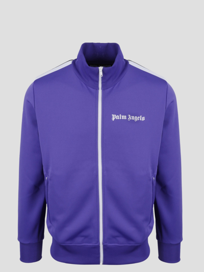 Shop Palm Angels Classic Track Jacket In Pink & Purple