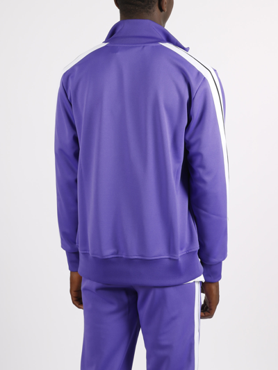 Shop Palm Angels Classic Track Jacket In Pink & Purple