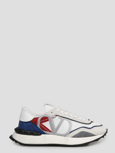 Shop Valentino Netrunner Sneakers In White
