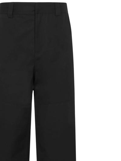 Shop Off-white Diag Carpenter Trousers In Black