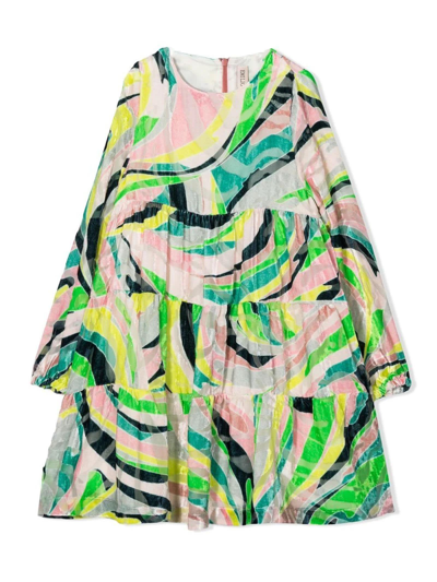 Shop Emilio Pucci Multicolour Dress In Multicolor