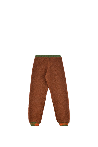 Shop Gucci Jogging Pants With Side Bands In Brown