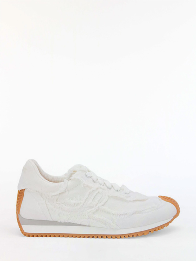 Shop Loewe Flow Runner Sneakers In White