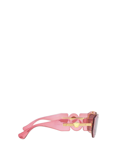 Shop Versace Ve2235 Pink Sunglasses