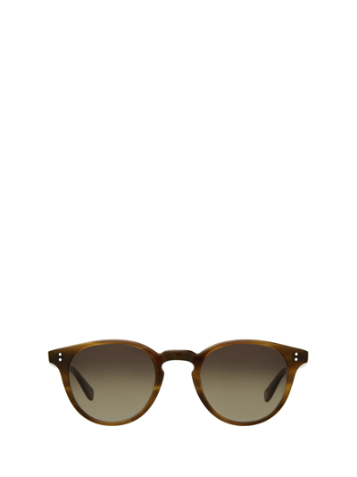 Garrett Leight Clement Sun Saddle Tortoise/pure Brown Sunglasses In Saddle Tortoise/pure Brown