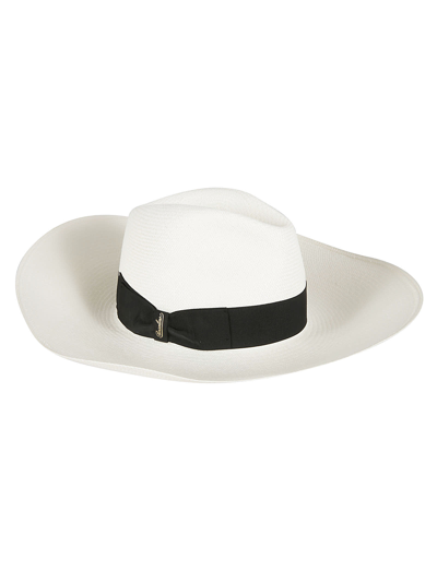 Shop Borsalino Sophie Bow Detail Hat