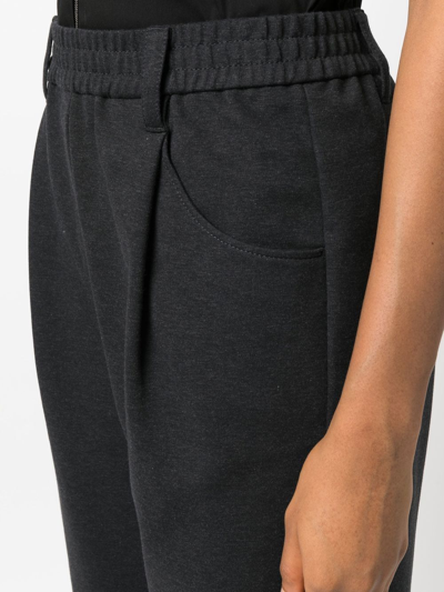 Brunello Cucinelli Women's Stretch Cotton Trousers In Black