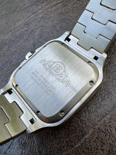 Pre-owned Hip Hop Real Mens 16ct Moissanite Watch Iced Automatic Movement  Arabic Numbers