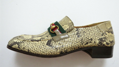 Pre-owned Gucci Yellow Crocodile Leather Horsebit Shoes Size 11.5 Us 44.5 Euro 10.5 Uk