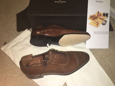 Pre-owned John Lobb St Crépin 2014 Limited Edition Dress Shoes Trees Brun Lobb 10e 11 In Brown