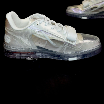Pre-owned Louis Vuitton Men's Transparent Clear Trainer Sneakers Strap 8 9  Authentic