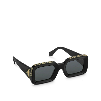Louis Vuitton Black/Gold Z1165W 1.1 Millionaires Square Sunglasses Louis  Vuitton