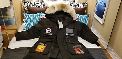 Pre-owned Canada Goose 2022 Latest Grey Label Edition Black  Snow Mantra Large Parka Jacket In Gray