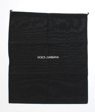 Pre-owned Dolce & Gabbana Wallet Exotic Leather Black Bifold Card Holder Men Rrp $2500