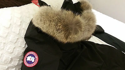 Pre-owned Label Concept Brand Red  Edition Black Canada Goose Victoria Lg Parka Jacket