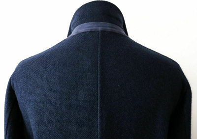 Pre-owned Loro Piana Gray Roadster Baby Cashmere Storm System Jacket Coat 50 Euro Medium In Blue