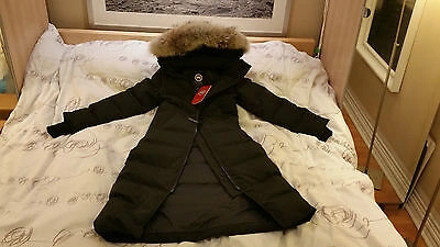 Pre-owned Canada Goose Brand Red Label Lady Black  Mystique Smallparka Jacket
