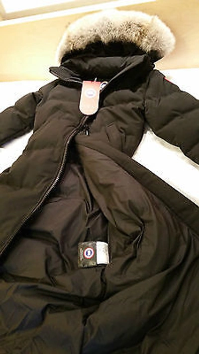 Pre-owned Canada Goose Brand Red Label Lady Black  Mystique Smallparka Jacket