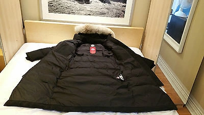 Pre-owned Canada Goose Brand Red Label Lady Black  Mystique Smallparka Jacket