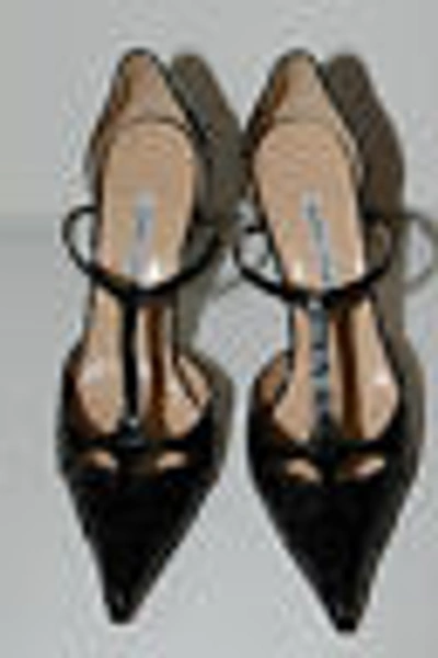 Pre-owned Manolo Blahnik $5400  Valon Bb Black Alligator Crocodile Shoes 39.5 9