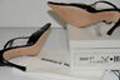 Pre-owned Manolo Blahnik $5400  Valon Bb Black Alligator Crocodile Shoes 39.5 9