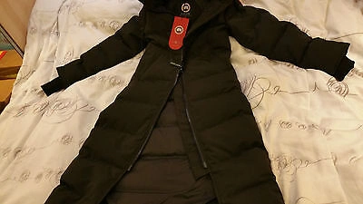 Pre-owned Canada Goose Brand Red Label Lady Black  Mystique Smallparka Jacket