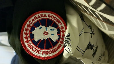 Pre-owned Label Edition Brand Red  Black Canada Goose Mystique Medium Parka Jacket