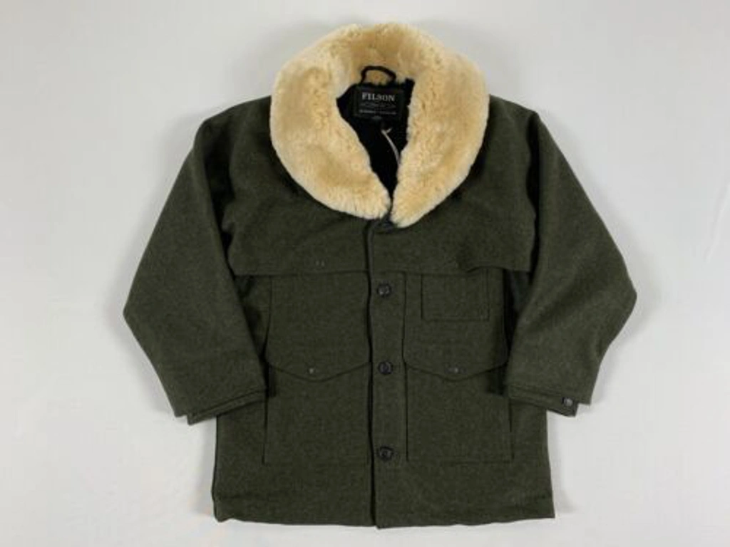 Filson wool packer coat charcoal deals