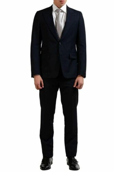 Pre-owned Prada Men's Wool Dark Blue Two Button Suit Size 36 38 40 42