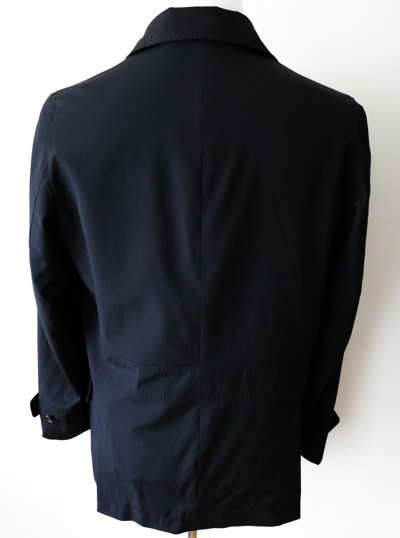 Pre-owned Brioni $2390 Tom Ford Navy Mcqueen Shawl Collar Cardigan Pullover Sweater 50 Eu Medium In Blue