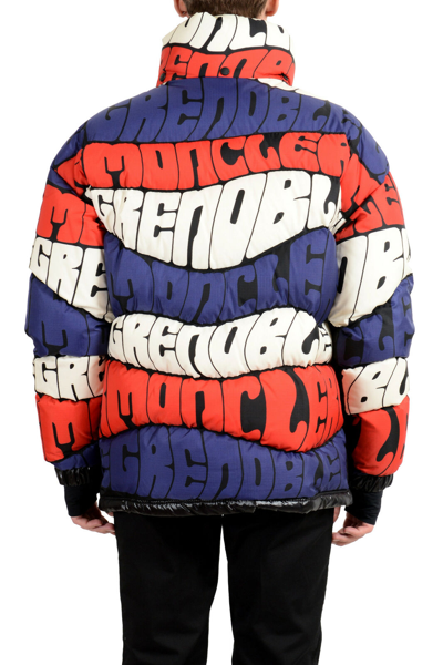 Pre-owned Moncler Men's Limmat Multi-color Down Parka Jacket  Sz 4 Us L In Multicolor