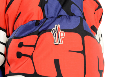 Pre-owned Moncler Men's Limmat Multi-color Down Parka Jacket  Sz 4 Us L In Multicolor