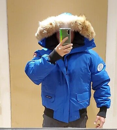 Pre-owned Canada Goose 2022 Latest Concept Grey Label Blue Pbi