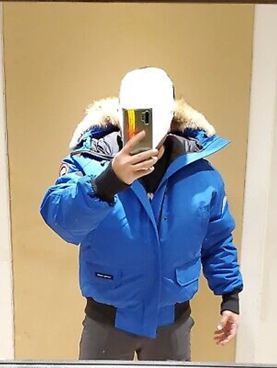 Pre-owned Canada Goose 2022 Latest Concept Grey Label Blue Pbi