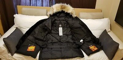 Pre-owned Canada Goose 2022 Latest Grey Label Edition Black  Snow Mantra Small Parka Jacket In Gray