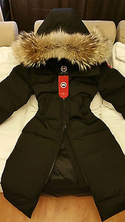 Pre-owned Label Edition Brand Red  Black Canada Goose Mystique Xl Parka Jacket