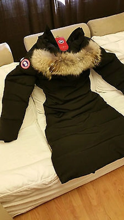 Pre-owned Label Edition Brand Red  Black Canada Goose Mystique Xl Parka Jacket