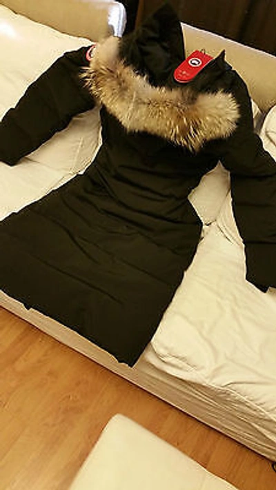 Pre-owned Label Edition Brand Red  Black Canada Goose Mystique Xl Parka Jacket