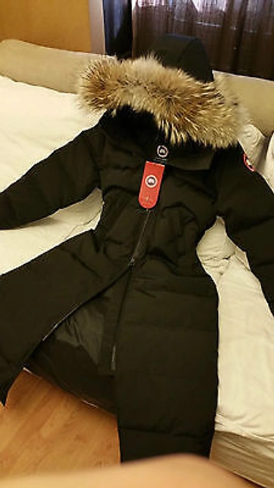 Pre-owned Label Edition Brand Red  Black Canada Goose Mystique Xl Parka Jacket