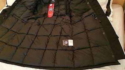 Pre-owned Label Edition Brand Red  Black Canada Goose Trillium Medium Parka Jacket