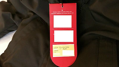 Pre-owned Label Edition Brand Red  Black Canada Goose Trillium Medium Parka Jacket
