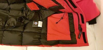 Pre-owned Canada Goose Grey Label Red  Expedition Small Fits Medium-lg Parka Jacket