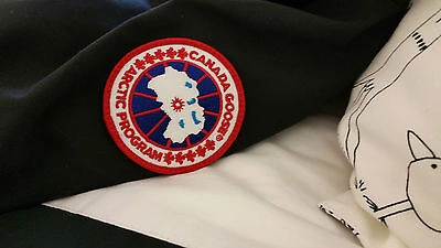 Pre-owned Label Edition Brand Red  Black Canada Goose Victoria Small Parka Jacket