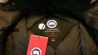 Pre-owned Label Edition Brand Red  Black Canada Goose Victoria Small Parka Jacket