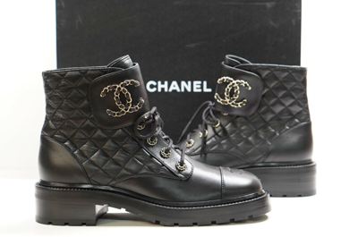 chanel black boots 2021