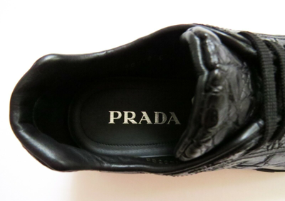 Pre-owned Prada Gucci 1953 Crocodile Leather Horsebit Loafers Shoes Size 7.5 Us 40.5 Euro 6.5 Uk In Black