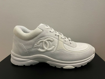Pre-owned Chanel Brand Women's Rev Sport Runner Sneakers White 38 39 40  40.5 41 G34360