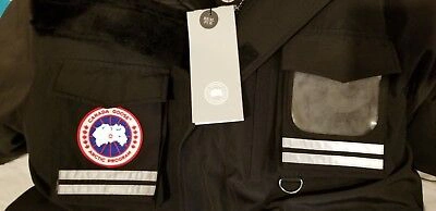 Pre-owned Canada Goose 2022 Grey Label Hologram Tag Black  Snow Mantra Medium Parka Jacket In Gray