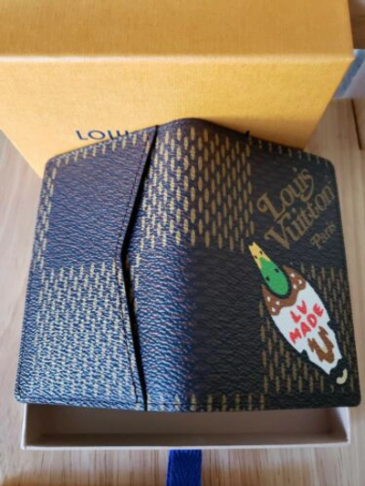 Louis Vuitton Rare Nigo Damier Geant Organizer De Poche Card Case Wallet  862940